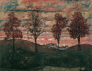 Schiele, Four Trees